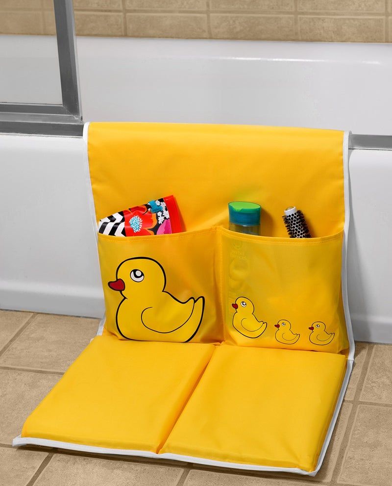 Handy Laundry Baby Bath Kneeling Pad -The Bathtub Bath Mat Has Thick Pads for Comfort and Two Large Pockets for Bathing Essentials. - Image 3